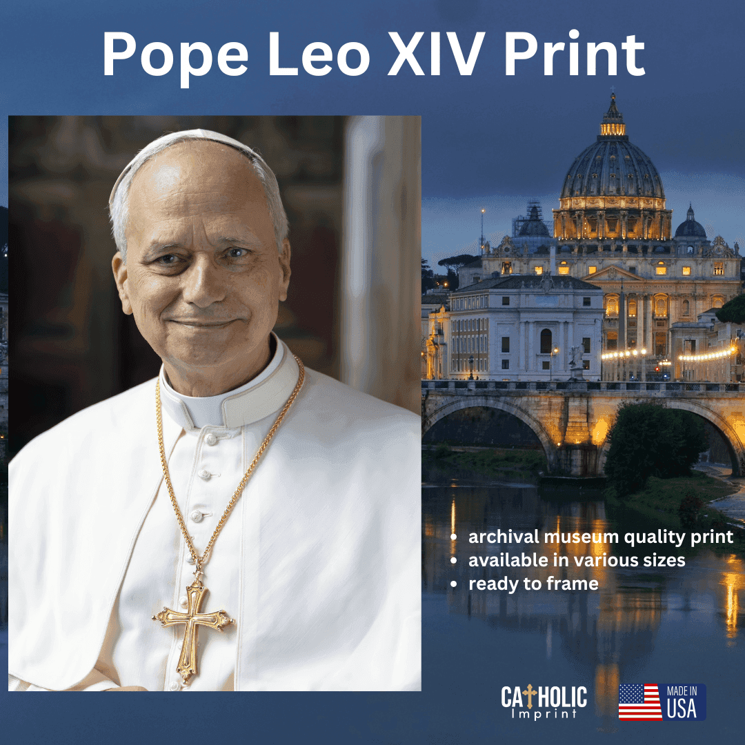 Pope Leo XIV Portrait Print