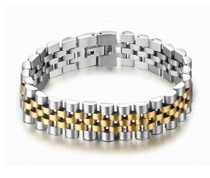 Men's Stainless Steel Presidential Jubilee Style Bracelet