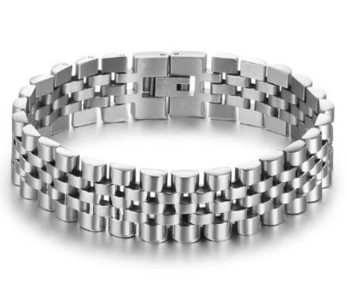 Men's Stainless Steel Presidential Jubilee Style Bracelet