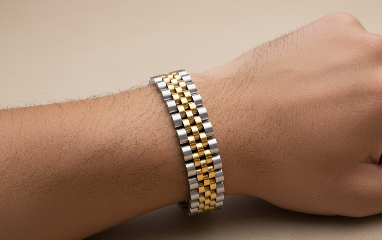 Men's Stainless Steel Presidential Jubilee Style Bracelet