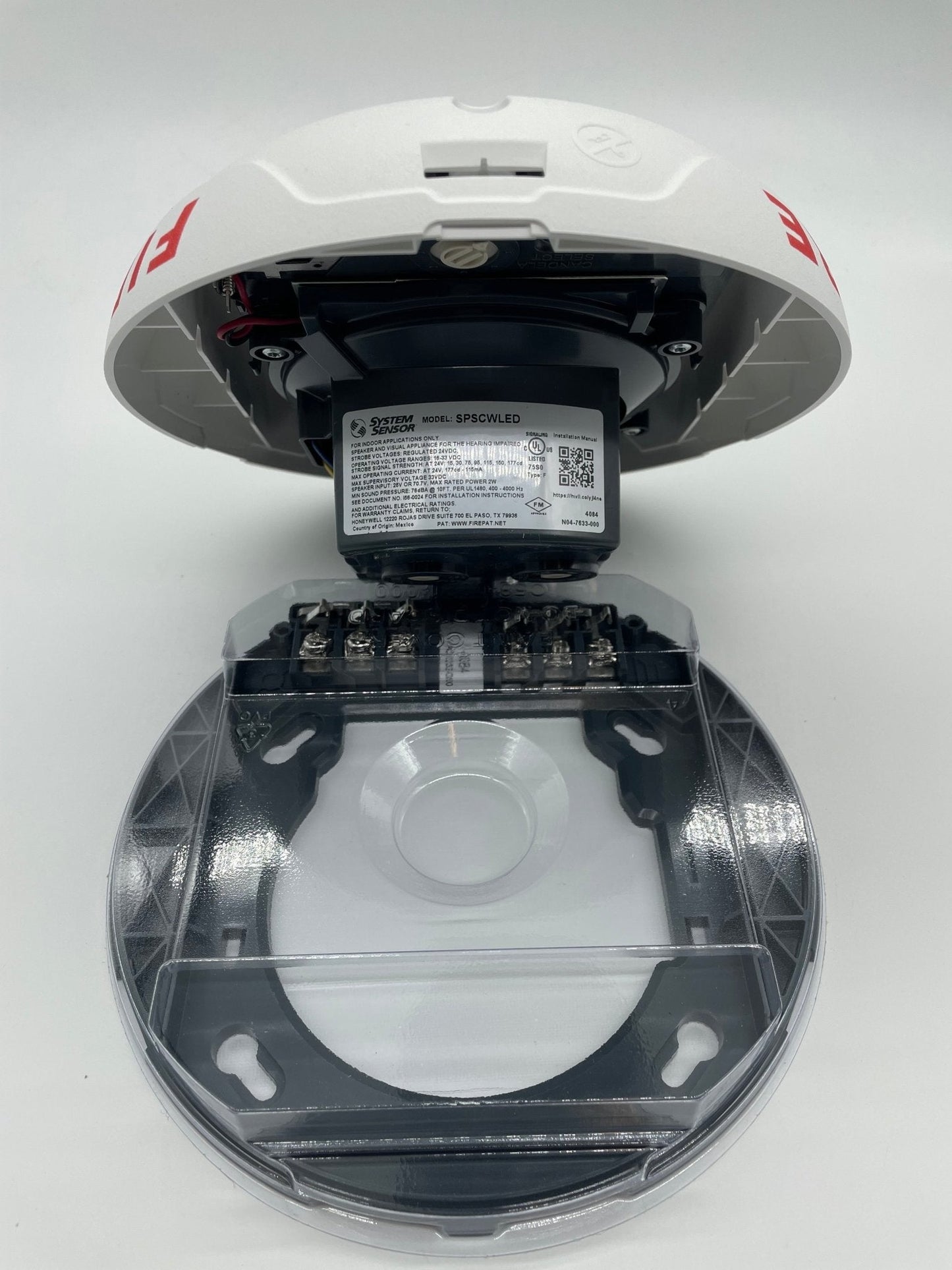 System Sensor SPSCWLED Speaker Strobe Ceiling FIRE (Replaces SPSCWL)