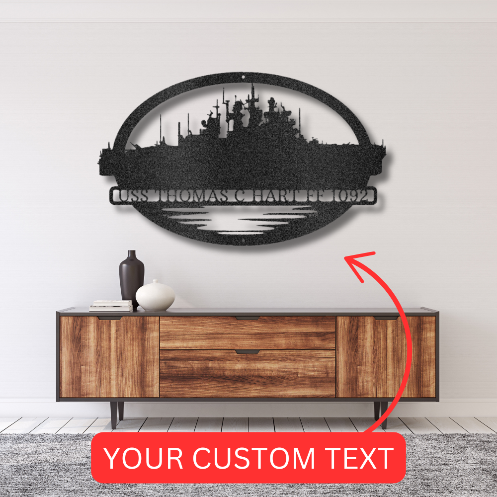 Custom Metal Wall Art - Personalized Navy SEAL Sign